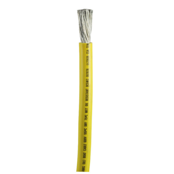 Ancor Yellow 2/0 AWG Battery Cable - Sold By The Foot 1179-FT